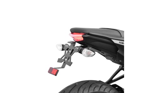 SUPPORT DE PLAQUE AVEC ECLAIREUR YAMAHA MT125 (20-24)