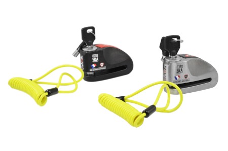 ALARM DISC LOCK Ø10 Black SRA
