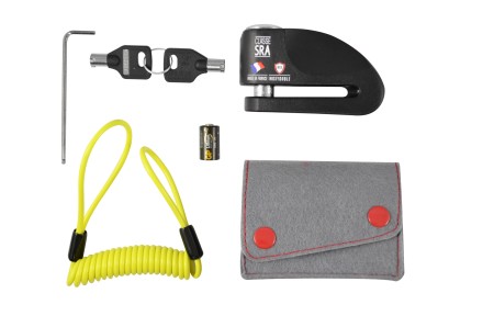 ALARM DISC LOCK Ø10 Black SRA