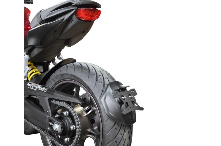 SUPPORT PLAQUE DEPORTE + GARDE BOUE CB650R, CBR650R (19-20)