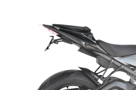 SUPPORT DE PLAQUE AVEC ECLAIREUR BMW S1000RR (09-14), S1000R (15-16)