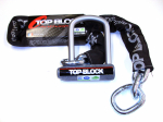Lock with chain TOP BLOCK SILVER 120L